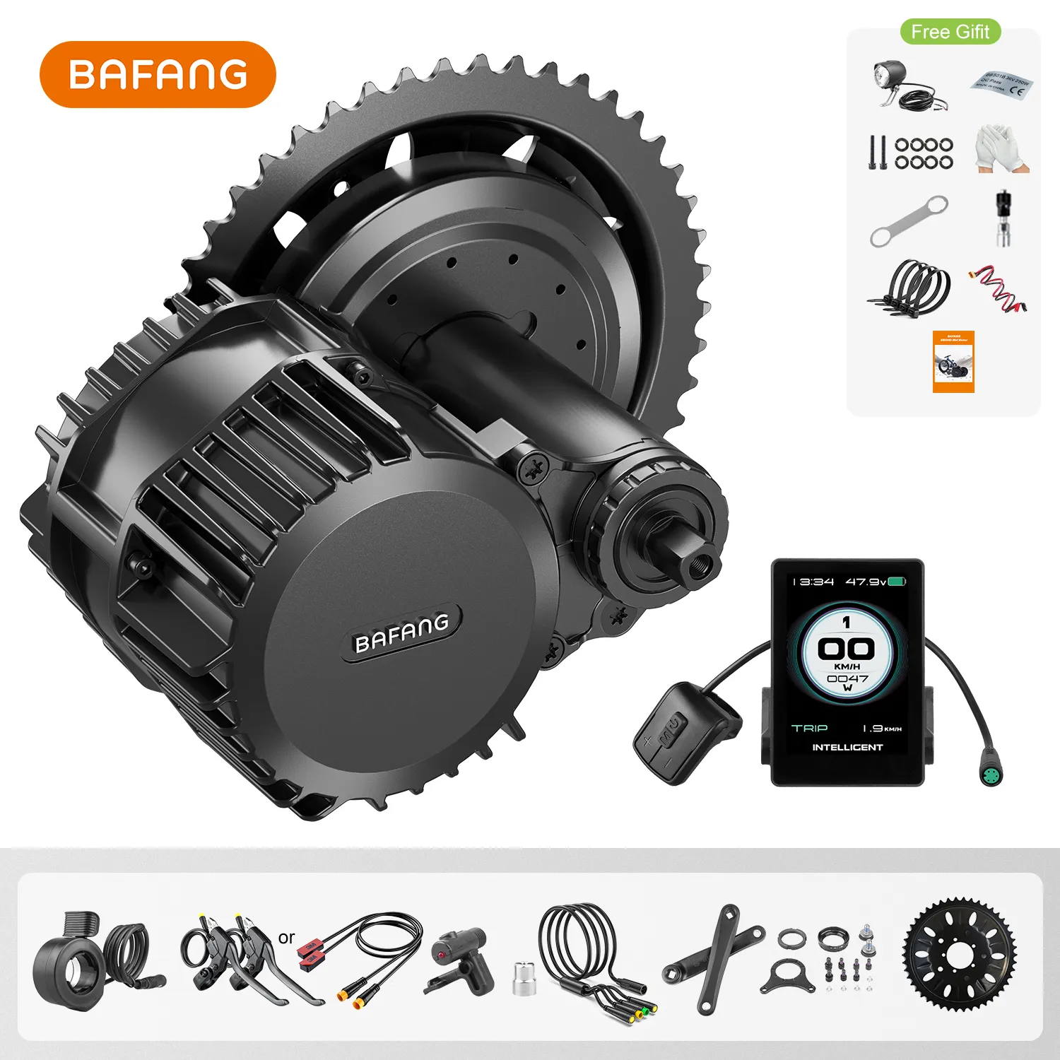 Bafang Bbshd 1000W Conversion Kit - Bafang M615 MM G320.1000 UART エンジン