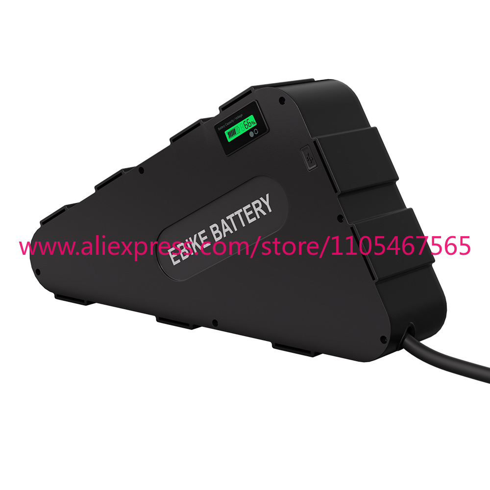 Electric Bicycle Battery 72V 30Ah - 三角形電動自転車リチウム電池52V 60V 72V 20Ah 30Ahベルト、防水電動自転車バッテリーパック