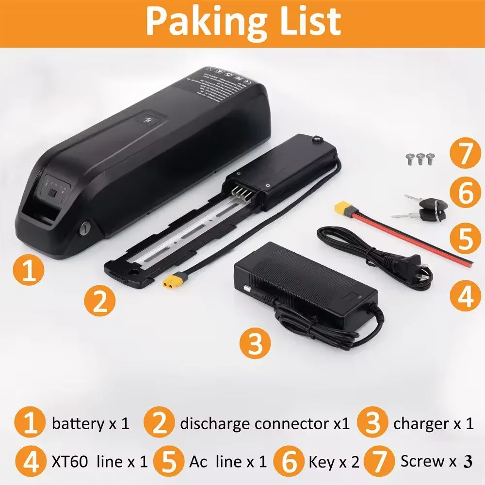 Hailong 電動自転車バッテリー 36V 48V 10A - Ebike Battery 48V 20Ah Hailong のレビューと価格