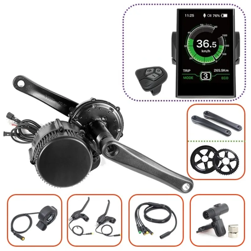 G340 ミッドドライブモーターキット DPC18 ディスプ - Mid Drive Motor Kit 52V 1000W のレビューと価格