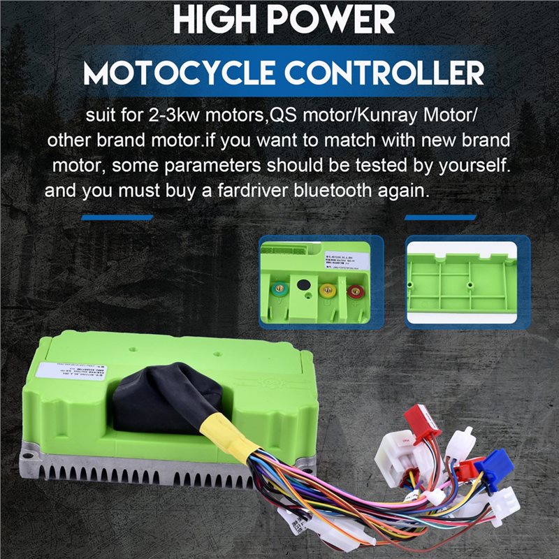 Fardriver 48V-72V 80A 3KW 正弦波コ - Sine Wave Controller 48V 72V 80A のレビューと価格